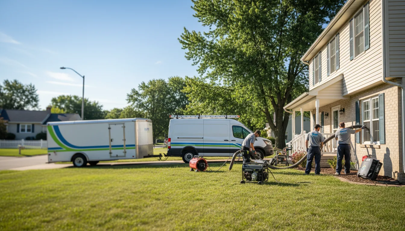 Flooded Basement Restoration And Cleanup With Repair in Bern, KS near me